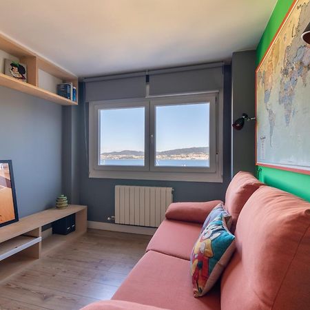 Apartamento Vistas Ria Con Parking Vigo Extérieur photo